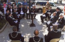 HRL cornerstone rededication